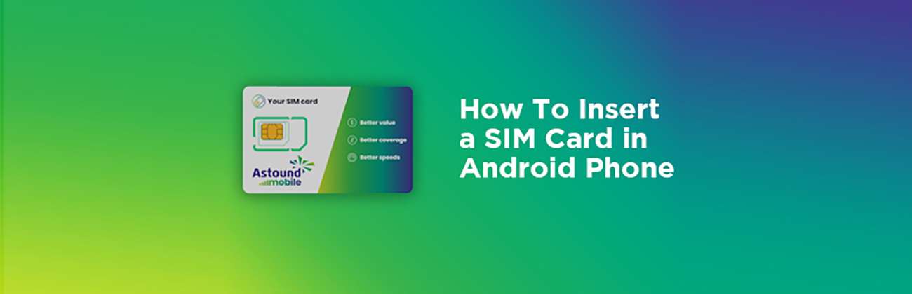 How to Insert a SIM Card in an Android phone video screen