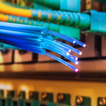 Fiber powered internet better for data-intensive activities